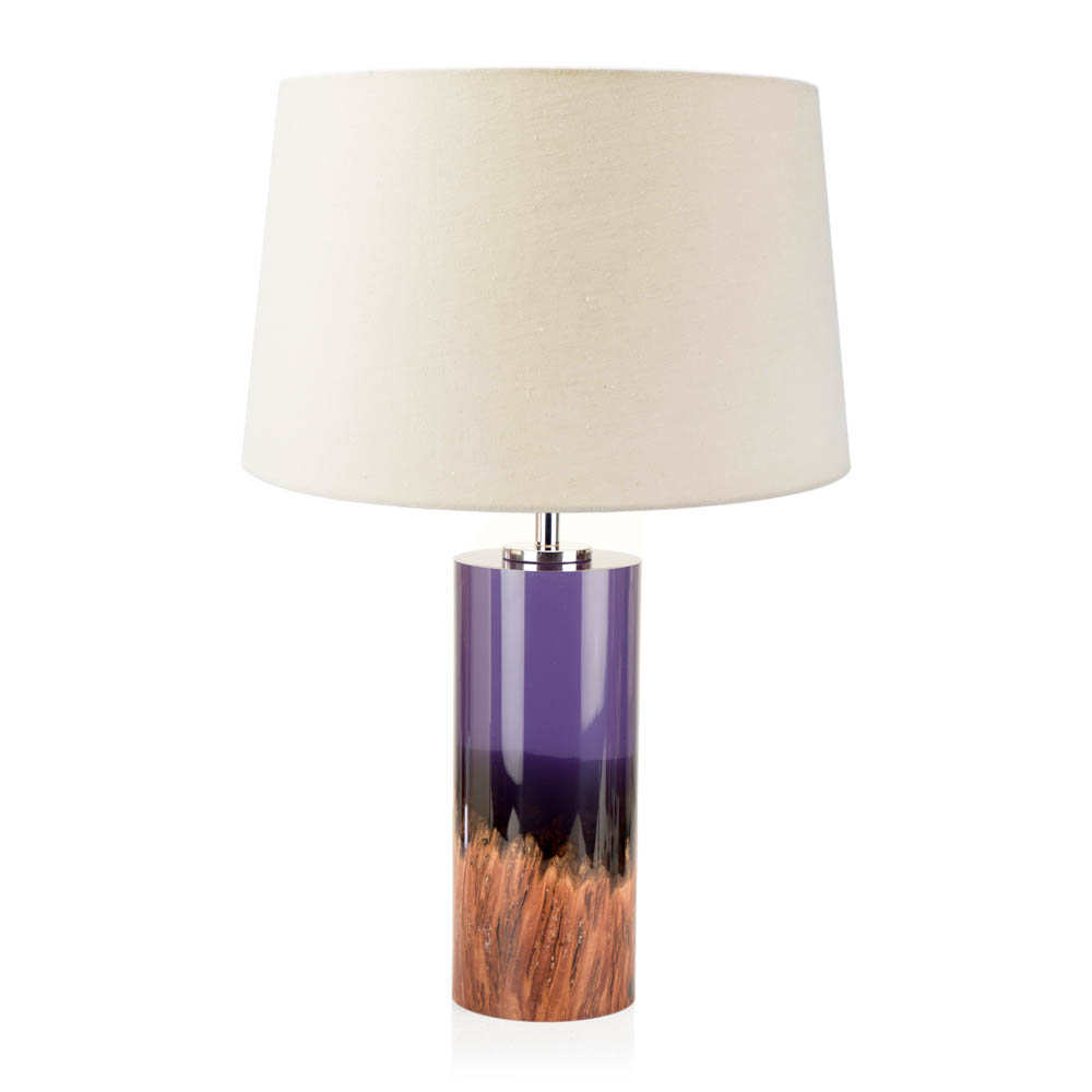 Jarrah & Purple Resin