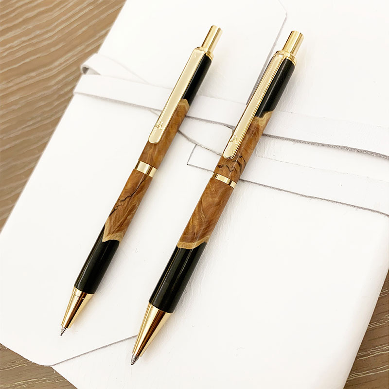 Iluka-London-Brown-Mallee-Resin-Pen-Pencil