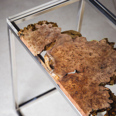 Elm Burr Side Table